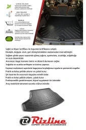 Rizline Fiat Panda Hibrit 2020 Model 3D Havuzlu Paspas ve Bagaj Havuzu Set thumbnail 2