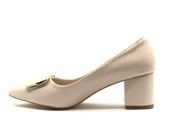 Feles Kare Toka Detaylı Kadın Klasik Topuklu Ayakkabı thumbnail 10