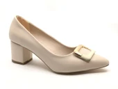 Feles Kare Toka Detaylı Kadın Klasik Topuklu Ayakkabı thumbnail 8