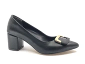 Feles Kare Toka Detaylı Kadın Klasik Topuklu Ayakkabı thumbnail 15