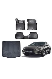Rizline Ford Kuga 2020 3d Paspas Siyah & Bagaj Havuzu Set - 1