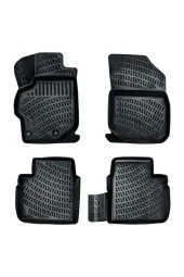 Rizline Peugeot 301 2012 3d Havuzlu Paspas Ve Bagaj Havuzu Siyah thumbnail 3