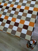 Hayat Home Kahve Dama desen 120X140 Dertsiz Mutfak Masa Örtüsü - 2