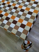 Hayat Home Kahve Dama desen 120X180 Dertsiz Mutfak Masa örtüsü - 7