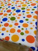 Hayat Home Renkli Ponpon desen 120X180 Dertsiz Mutfak Masa Örtüsü - 5