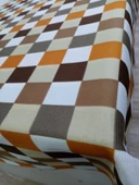 Hayat Home Kahve Dama desen 120X180 Dertsiz Mutfak Masa örtüsü - 6