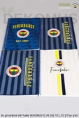LİSANSLI FENERBAHÇE SPIRALLI 2 ADET KARELİ VE 2 ADET ÇİZGİLİ A4 KARTON KAPAK 72 YAPRAK DEFTER SETİ thumbnail 1