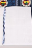 LİSANSLI FENERBAHÇE SPIRALLI 2 ADET KARELİ VE 2 ADET ÇİZGİLİ A4 KARTON KAPAK 72 YAPRAK DEFTER SETİ thumbnail 7
