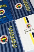 LİSANSLI FENERBAHÇE SPIRALLI 2 ADET KARELİ VE 2 ADET ÇİZGİLİ A4 KARTON KAPAK 72 YAPRAK DEFTER SETİ thumbnail 2