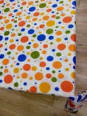 Hayat Home Renkli Ponpon desen 120X140 Dertsiz Mutfak Masa Örtüsü - 3