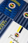 LİSANSLI FENERBAHÇE SPIRALLI 2 ADET KARELİ VE 2 ADET ÇİZGİLİ A4 KARTON KAPAK 72 YAPRAK DEFTER SETİ thumbnail 3