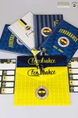 LİSANSLI FENERBAHÇE A4 SPIRALLI 2 ADET KARELİ,2 ADET ÇİZGİLİ DEFTER,TOP BAŞLIKLI UÇLU KALEM,16'LI OKUL ETİKETİ,2 ADET ÇITÇIT DOSYA SETİ - 1