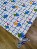 Hayat Home Mavi Kalpli desen 130X130 Dertsiz Mutfak Masa örtüsü - 4