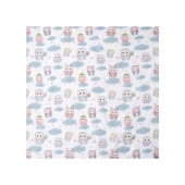 Sevibebe 100cmx100cm Desenli Müslin Battaniye Kundak Emzirme Örtüsü Havlu Puset Örtüsü 353 - 2