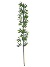 Nettenevime 5li Set Yapay Bambu Sopası 17 Yapraklı 160cm Yapay Çiçek Bambu Duvarı Separatör Çiçeği Yapay Çiçek thumbnail 2