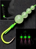 Eagenset Fosforlu Glow Beyaz Silikon Yumuşak Boncuk Olta Takımı, Çapari, Jig Yapım Malzemesi 50 Adet thumbnail 6