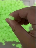 Eagenset Fosforlu Glow Beyaz Silikon Yumuşak Boncuk Olta Takımı, Çapari, Jig Yapım Malzemesi 50 Adet thumbnail 5