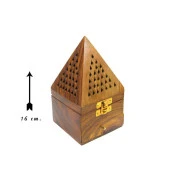 Ahşap Konik Tütsü Yakma Kutusu Büyük Boy Çekmeceli thumbnail 4