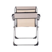 Katlanabilir Piknik ve Kamp Sandalyesi - Bardaklıklı - Rock - Kestane (A-22)- 140KG Taşıma thumbnail 4