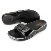 Ceyo 6500  Anatomik Ortopedik Comfort Siyah Kadın Terlik 35-40 - 1