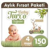 Baby Turco Doğadan 4 Numara Maxi 150 Adet - 1