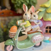 Motorlu - Motorsikletli Tavşanlar, Dekoratif Obje - 1