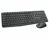 Logitech MK235 Q Türkçe Kablosuz Multimedya Siyah Klavye+ Mouse - 2