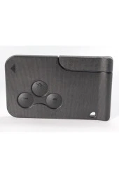 Renault Megane 2 Uyumlu Içi Boş Kart Kumanda Kabı Anahtar Kabı Oto Anahtarlık Geçme Çıt Çıtlı - 3