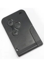 Renault Megane 2 Uyumlu Içi Boş Kart Kumanda Kabı Anahtar Kabı Oto Anahtarlık Geçme Çıt Çıtlı - 4