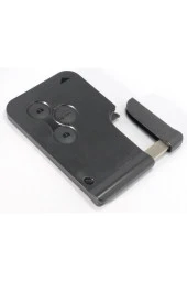 Renault Megane 2 Uyumlu Içi Boş Kart Kumanda Kabı Anahtar Kabı Oto Anahtarlık Geçme Çıt Çıtlı - 5