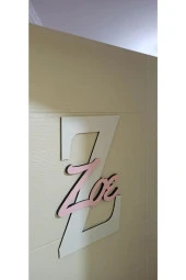 Çocuk Ve Bebek Odası Harf Kapı Ve Duvar Süsü Pano Isimlik thumbnail 3