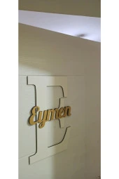 Çocuk Ve Bebek Odası Harf Kapı Ve Duvar Süsü Pano Isimlik thumbnail 3