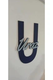 Çocuk Ve Bebek Odası Harf Kapı Ve Duvar Süsü Pano Isimlik thumbnail 2