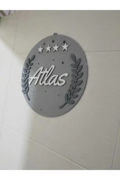 Özel Konsept Tasarım Isimli Bebek Çocuk Kapı Süsü thumbnail 2