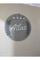 Özel Konsept Tasarım Isimli Bebek Çocuk Kapı Süsü thumbnail 3