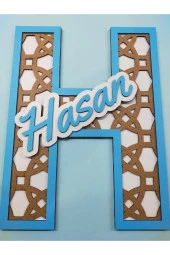 Çocuk Ve Bebek Odası Harf Kapı Ve Duvar Süsü Pano Isimlik thumbnail 1