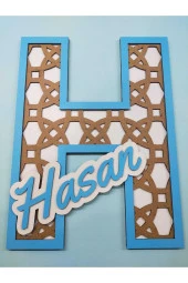 Çocuk Ve Bebek Odası Harf Kapı Ve Duvar Süsü Pano Isimlik thumbnail 3