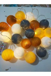 Dekoratif Led Işıklı Toplar Oda Süsleme Ve Aydınlatma thumbnail 4