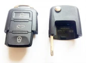 Volkswagen Golf 5 Jetta A5 Caddy 2004-2010 Uyumlu Anahtar Kabı Kumanda Kabı Oto Anahtarlık Logolu - 2