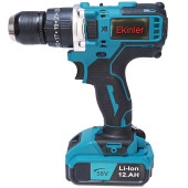 Yeni Xr Çift Batarya 58vf 12ah Şarjlı Matkap Seti (Mavi)  EEA325 (B) - 2