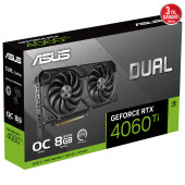 Asus Dual NVIDIA Geforce RTX 4060 TI RTX4060TI-O8G-EVO 8 GB GDDR6 128 Bit Ekran Kartı - 5
