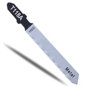 Metal Çelik Demir Kesim Dekupaj Testere Bıçağı Yedek 8 cm Metal Bıçak T118A Kesme 5 Adet Set - 6