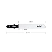Metal Çelik Demir Kesim Dekupaj Testere Bıçağı Yedek 8 cm Metal Bıçak T118A Kesme 5 Adet Set - 2