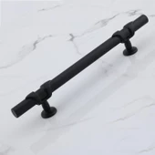 Maça Siyah Metal Kulp 128 mm-12,8 cm Mobilya Çekmece Mutfak Dolabı Dolap Kulpları Kulbu Kulpu thumbnail 5