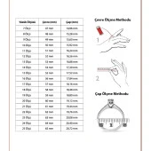 8 Ayar Altın Taşlı Sarmal Burgu Desenli Kadın Yüzük - 5