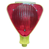 LOREX LR-SPL01R Solar Enerjili Üçgen Flaşörlü Kırmızı Lamba - 1