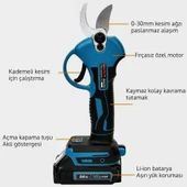 Akülü 3lü Bahçe Seti Dal Budama, Bağ Makası ve Vidalama 58Vf  EEA301 (B) - 4