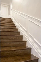 Renkli Duvarlar 6cm x 120cm Poliüretan Klasik Duvar Çıtası Boyanabilir Çıta Bordür Salon Koridor Antre 1 Boy 120cm thumbnail 6