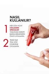 Vichy Liftactiv Collagen Specialist Yaşlanma Belirtilerine Karşı Göz Bakım Kremi 15ml thumbnail 7