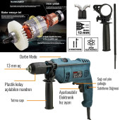 Elektrikli 13mm Darbeli Matkap  EEA214 (B) - 3
